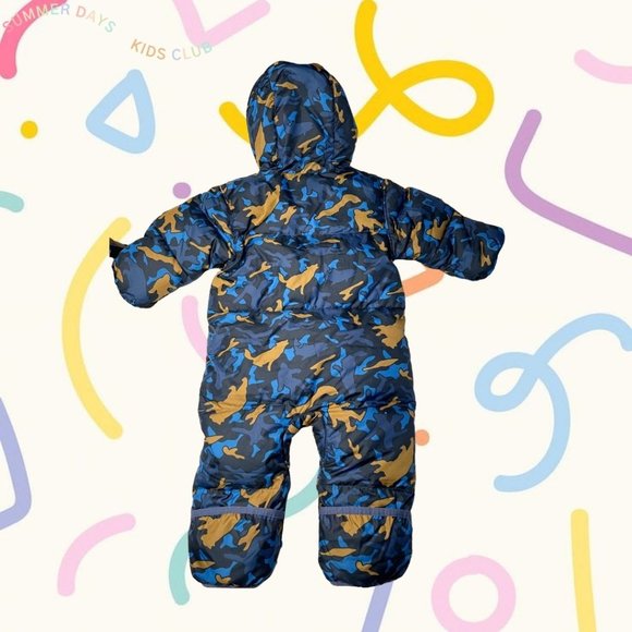 Columbia baby Infant Snuggly Bunny Bunting. 6-12M Heavyweight and warm blue camo - Picture 4 of 5